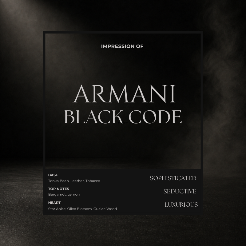 ARMANI BLACK CODE notes