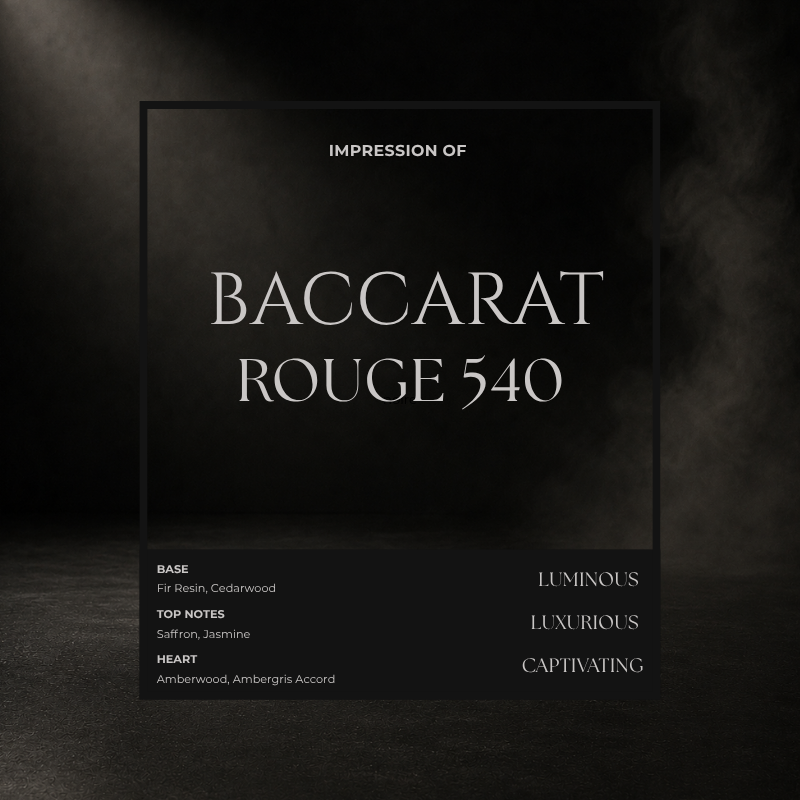 BACCARAT ROGUE 540 notes