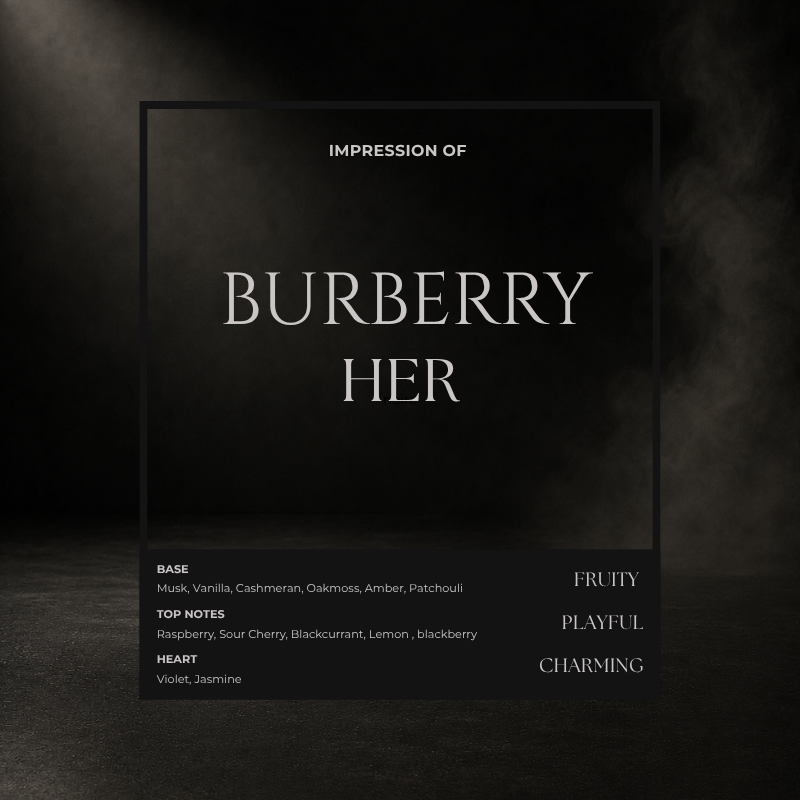 BURBERRY HER notes